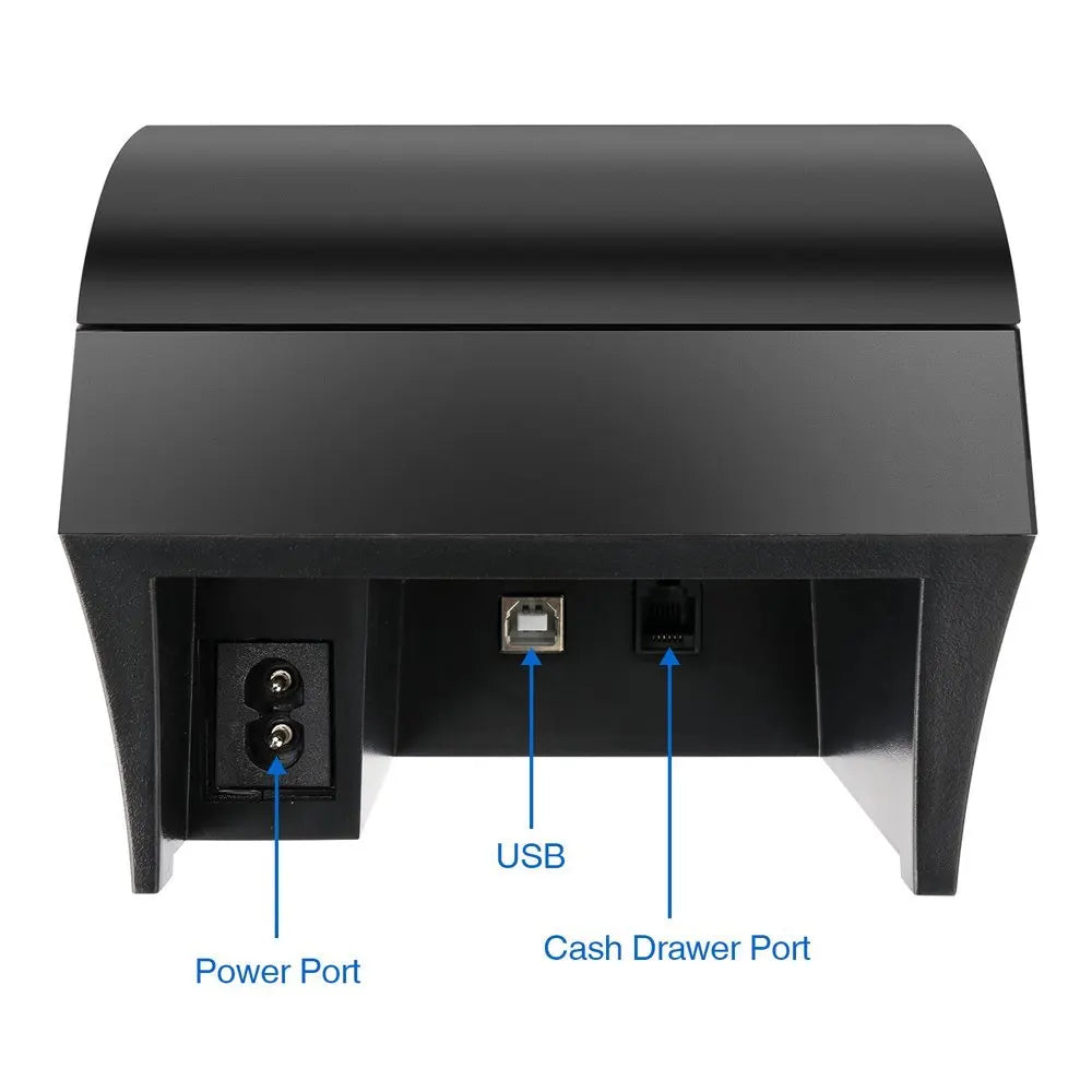 Printiup POS Pro - Imprimante Thermique Caisse Portable 58 mm – Bluetooth & USB – Multi-OS