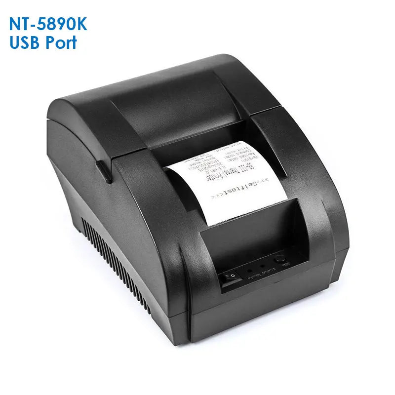 Printiup POS Pro - Imprimante Thermique Caisse Portable 58 mm – Bluetooth & USB – Multi-OS