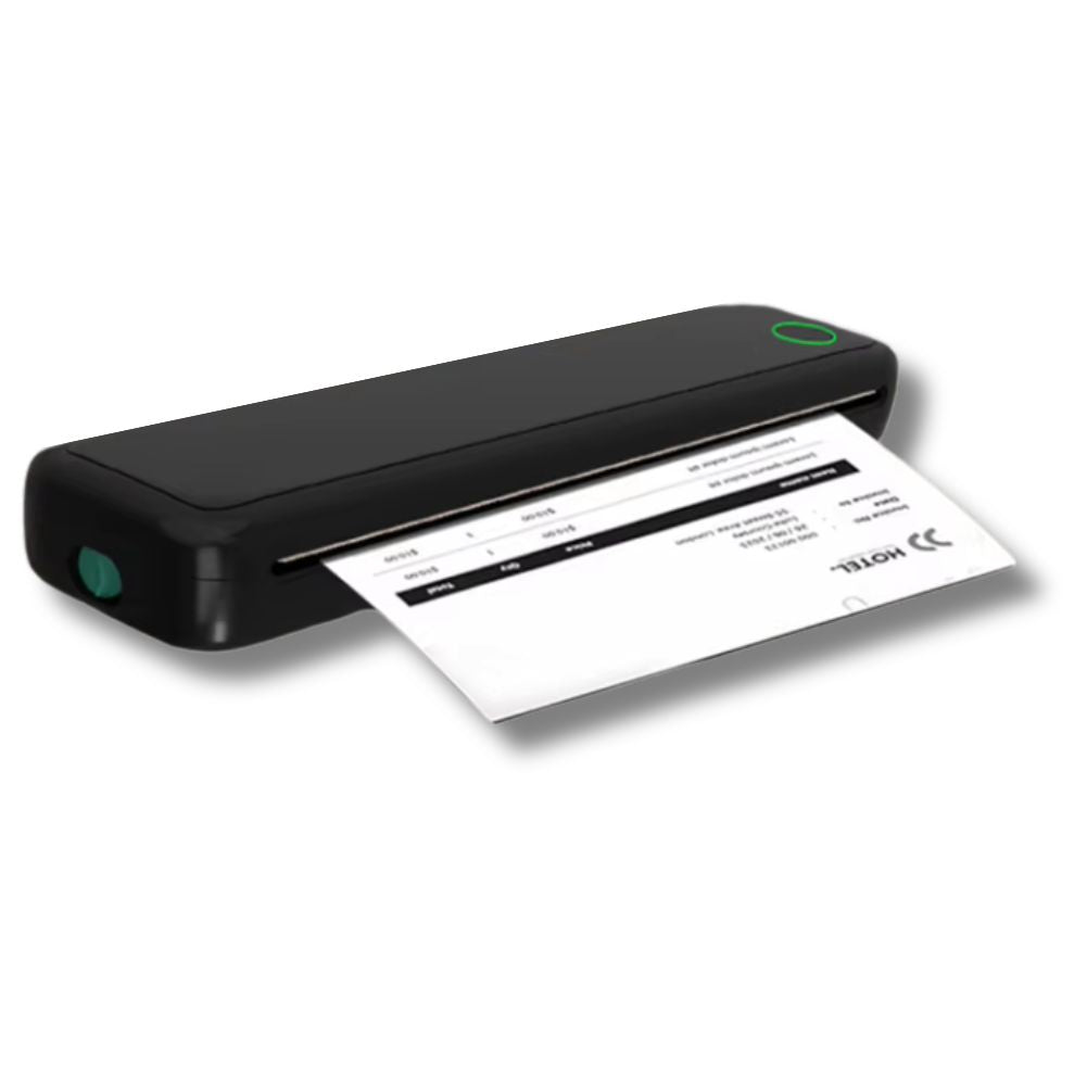 Printiup A4 Pro – Imprimante Thermique Wi-Fi & USB-C Mobile – Bluetooth Sans Encre – Mini Imprimante Mobile avec Papier Inclus pour Bureau & Maison