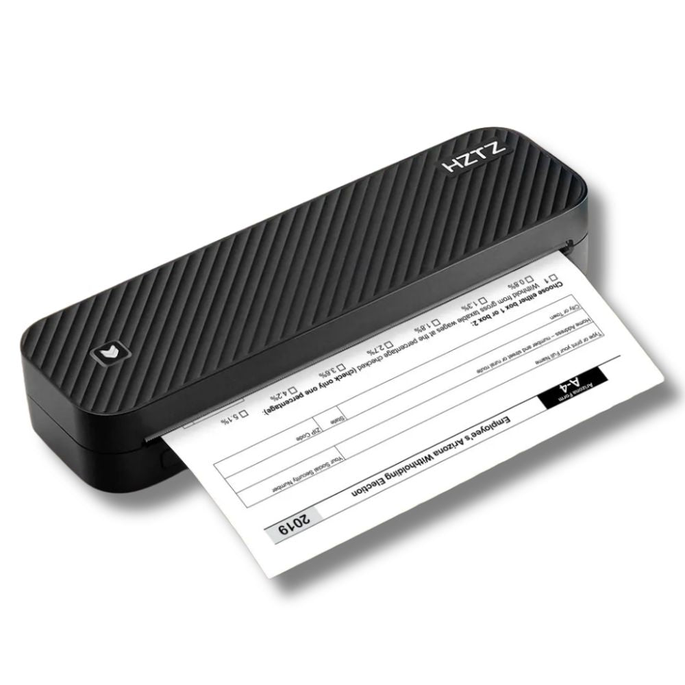 Printiup A4 Work – Imprimante Thermique Portable Étudiant – Sans Encre Bluetooth – Impression PDF, Word & Excel (Maison, Bureau, École, Travail)