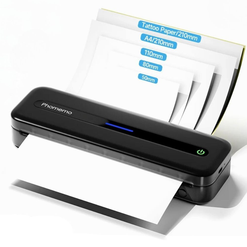 Printiup Core – Imprimante Thermique Portable Sans Encre A4 & Letter – Bluetooth Sans Fil
