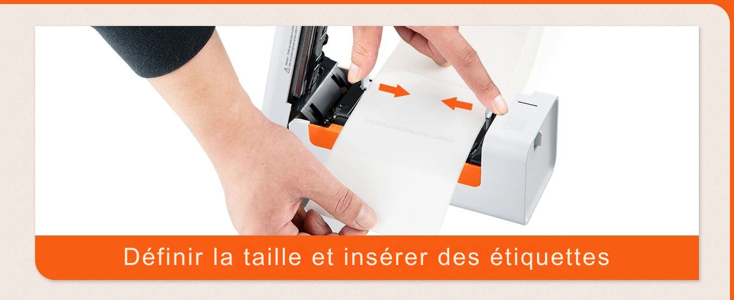 Printiup Label Smart – Imprimante Thermique Étiquettes 4x6 – USB