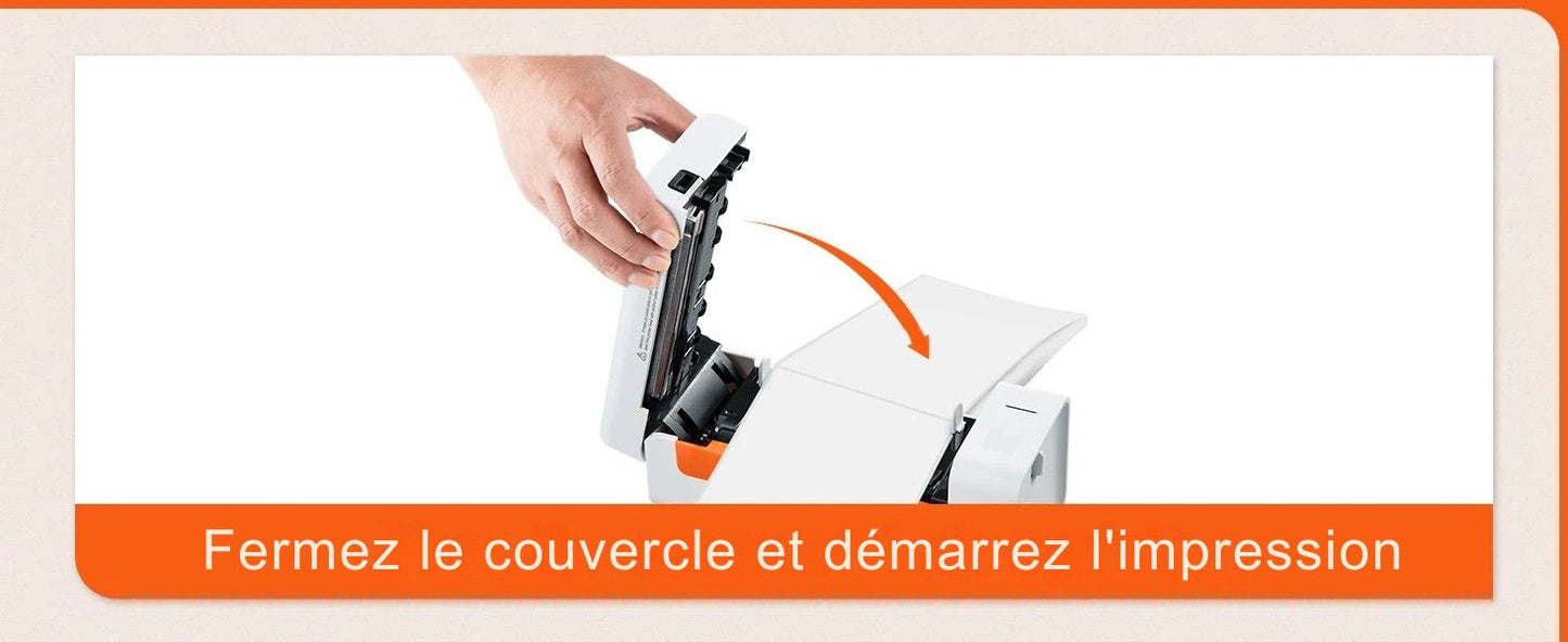 Printiup Label Smart – Imprimante Thermique Étiquettes 4x6 – USB