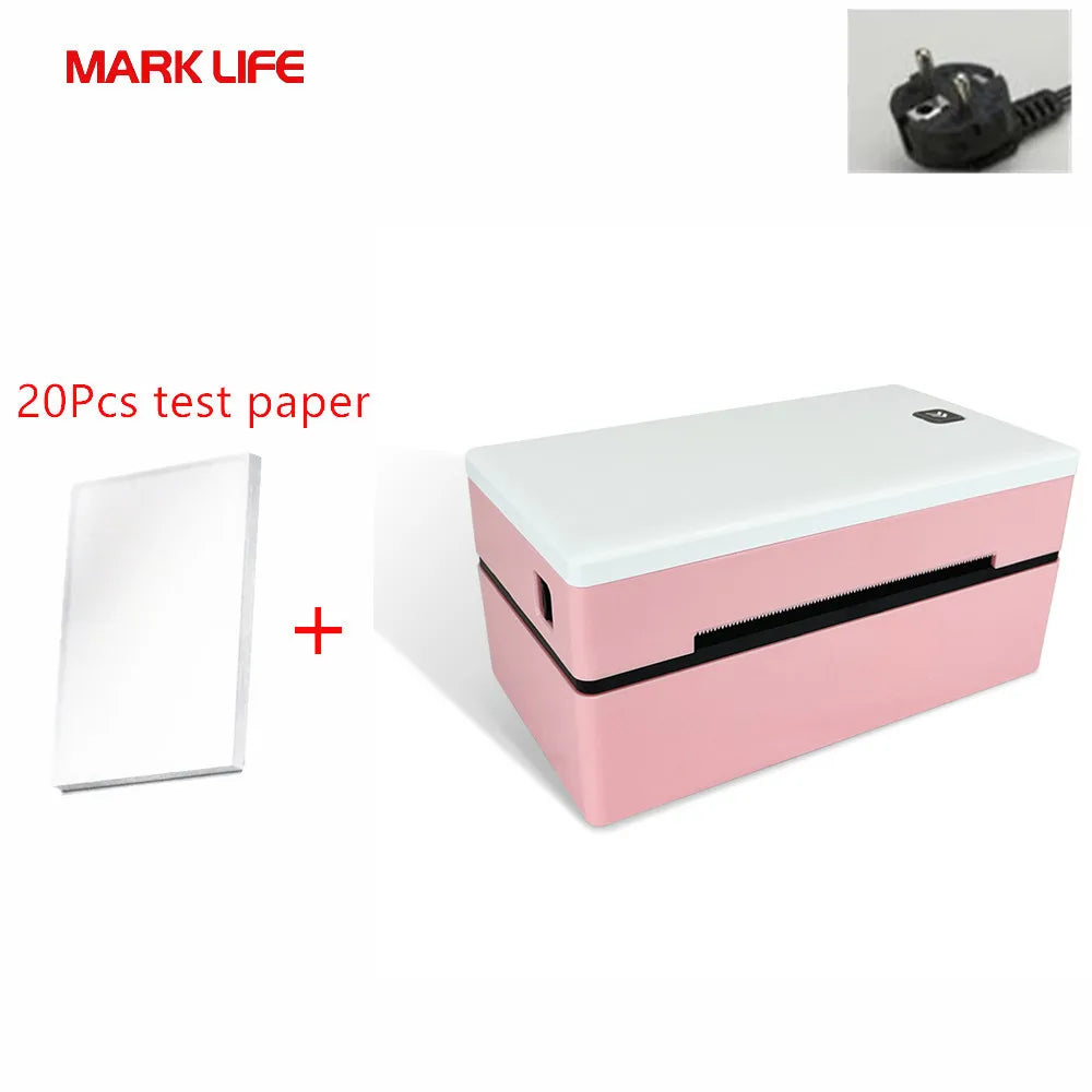 Printiup Label Go - Imprimante Thermique Étiquettes 4x6 Bluetooth – Compacte & Économique – Compatible iPhone, Android, Mac & Windows