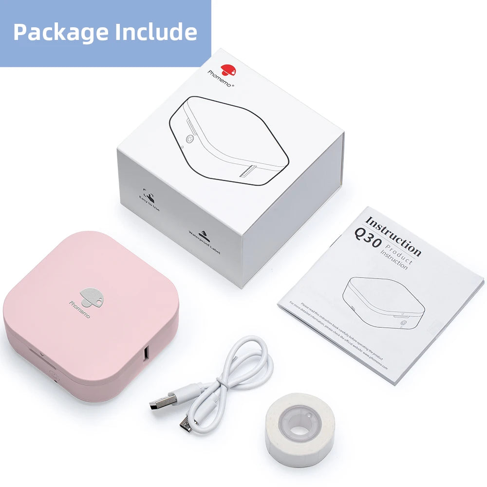 Printiup Label Mini – Étiqueteuse Thermique Portable Bluetooth 15 mm – Maison & Organisation