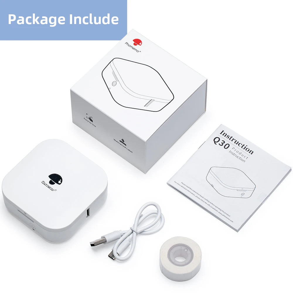 Printiup Label Mini – Étiqueteuse Thermique Portable Bluetooth 15 mm – Maison & Organisation
