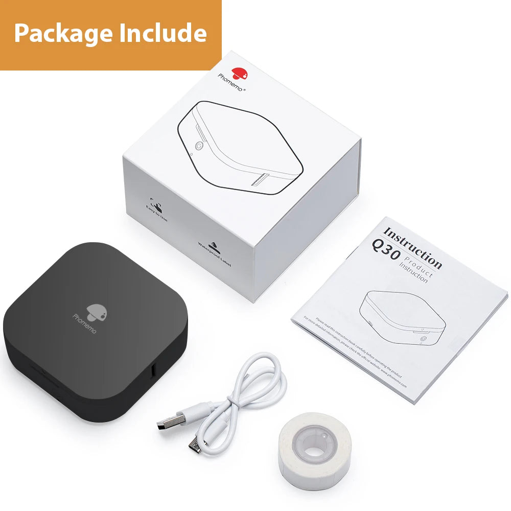 Printiup Label Mini – Étiqueteuse Thermique Portable Bluetooth 15 mm – Maison & Organisation