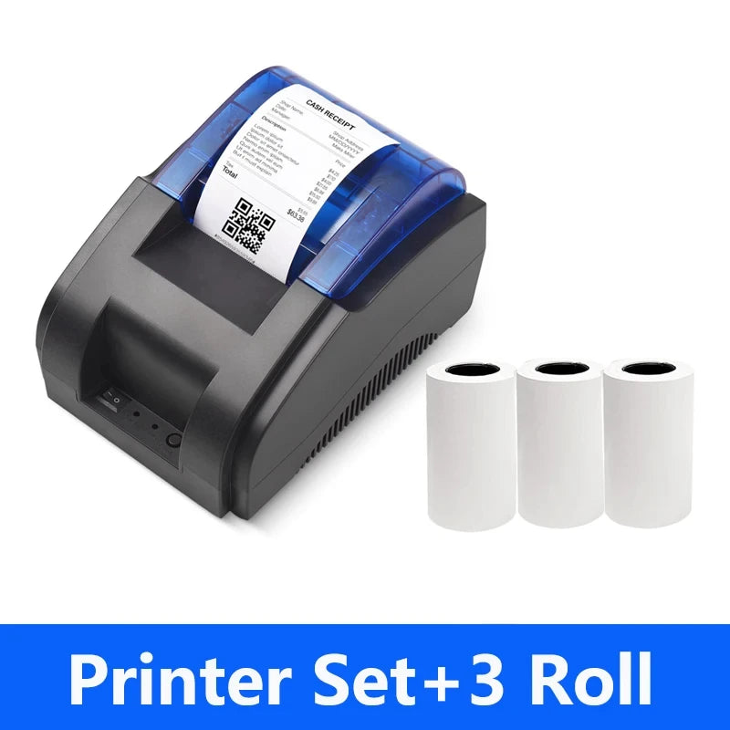 Printiup POS Flex - Imprimante Thermique Caisse 58 mm – Bluetooth & USB – Compatible iOS, Android, Windows & Mac