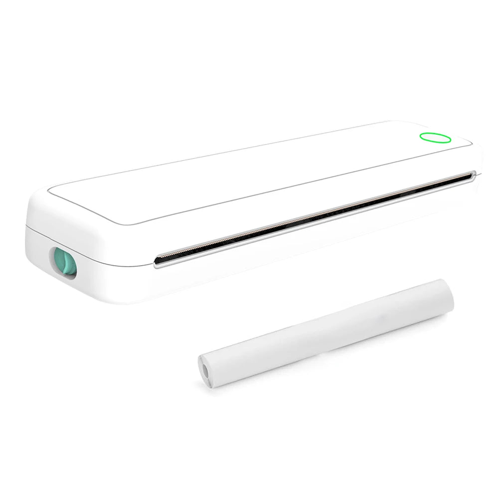 Printiup A4 Pro – Imprimante Thermique Wi-Fi & USB-C Mobile – Bluetooth Sans Encre – Mini Imprimante Mobile avec Papier Inclus pour Bureau & Maison