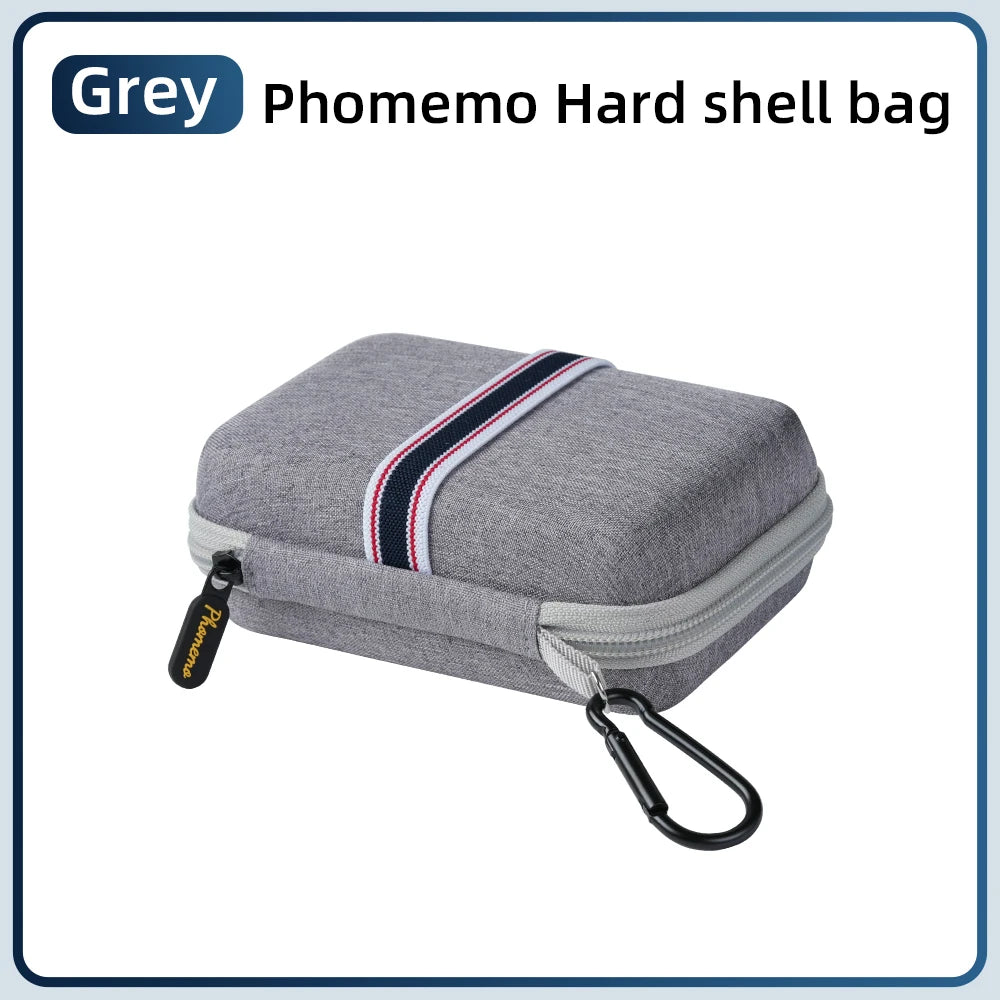Case Compatible with Phomemo Q30 D30 Label Printer Storage Holder for NIIMBOT D11 D110 Sticker Maker Labeler Organizer Bag