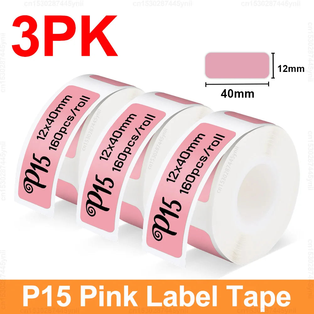 Printiup Label Pocket – Étiqueteuse Thermique Portable Bluetooth 15 mm – Bureau & Étudiants