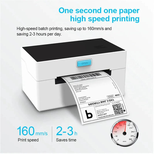 Printiup Label One – imprimante Thermique Étiquettes 4x6 Bluetooth – Compatible Windows, Mac, iOS & Android