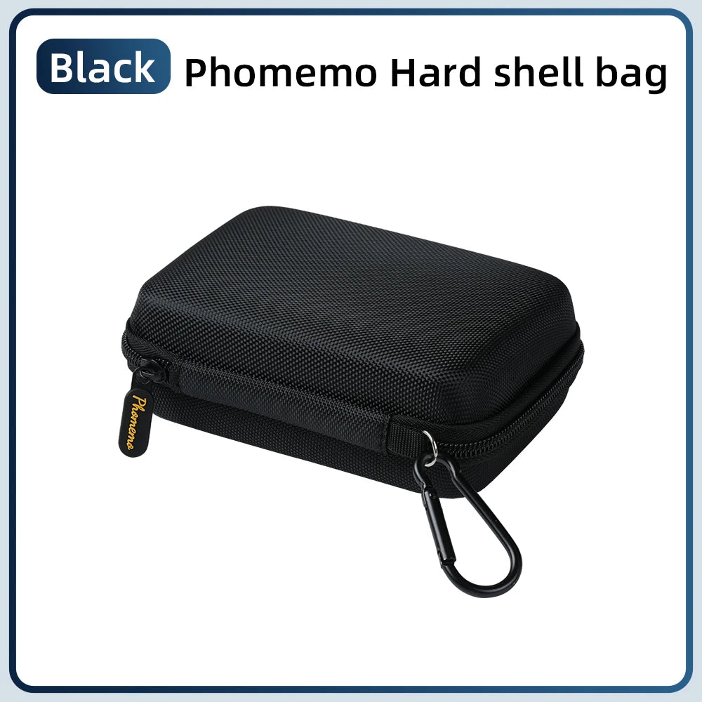 Case Compatible with Phomemo Q30 D30 Label Printer Storage Holder for NIIMBOT D11 D110 Sticker Maker Labeler Organizer Bag