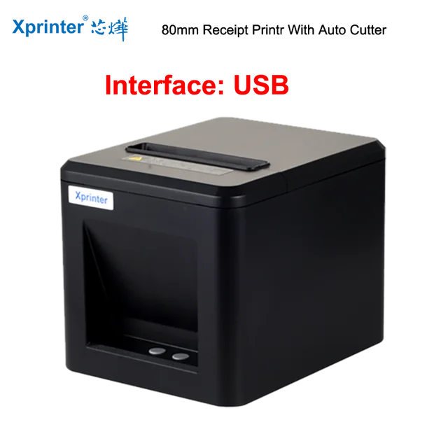 Printiup POS Max - Imprimante Thermique Caisse 80 mm – Auto-Cutter – USB & LAN – Haute Résolution