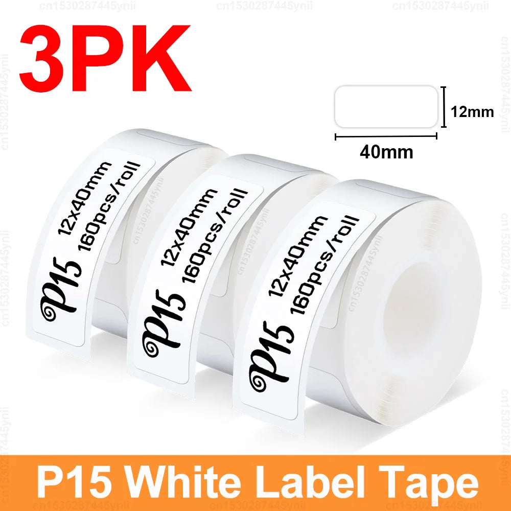 Printiup Label Pocket – Étiqueteuse Thermique Portable Bluetooth 15 mm – Bureau & Étudiants