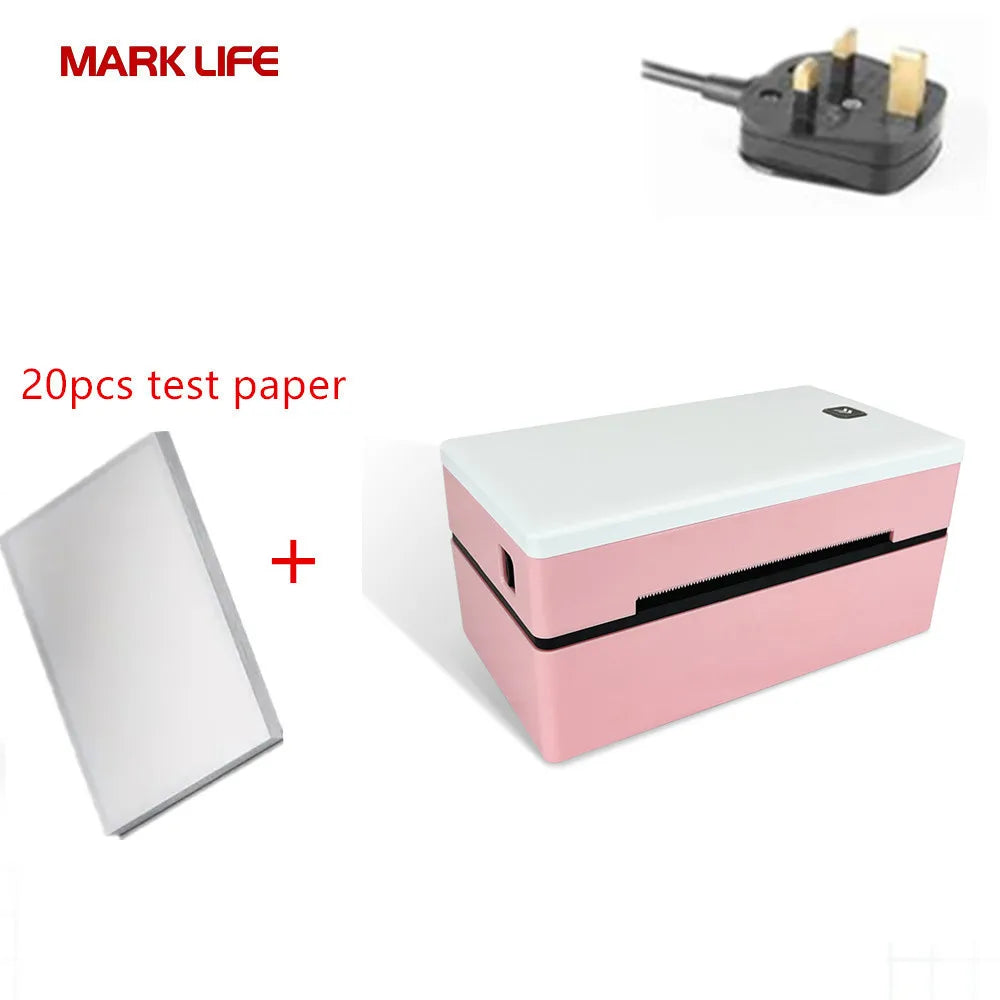 Printiup Label Go - Imprimante Thermique Étiquettes 4x6 Bluetooth – Compacte & Économique – Compatible iPhone, Android, Mac & Windows