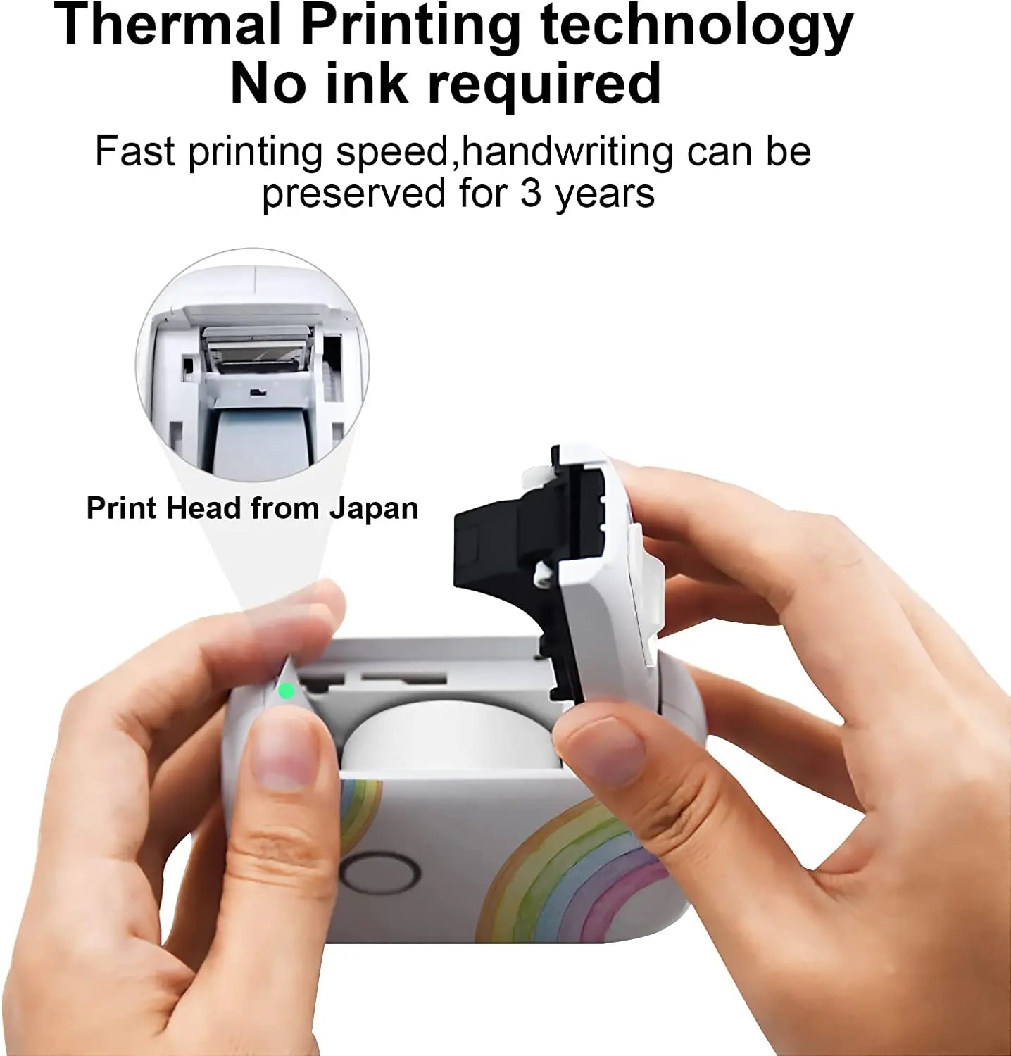 Printiup Label Go – Étiqueteuse Thermique Portable Bluetooth 14 mm – Créateurs & DIY