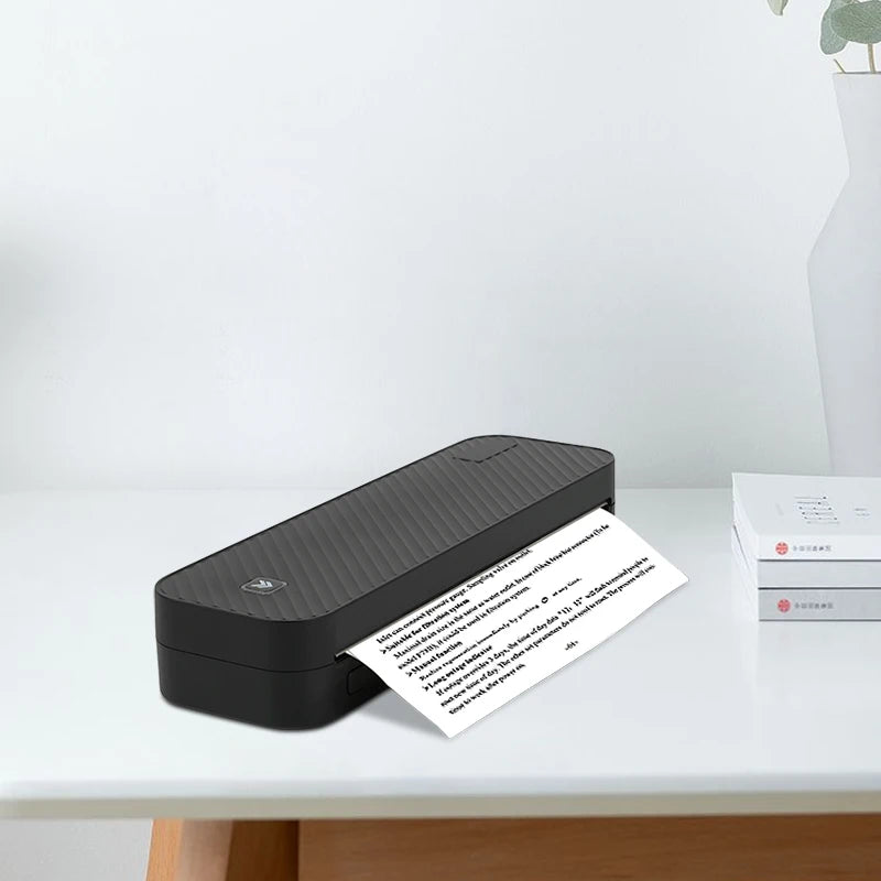 Printiup A4 Work – Imprimante Thermique Portable Étudiant – Sans Encre Bluetooth – Impression PDF, Word & Excel (Maison, Bureau, École, Travail)
