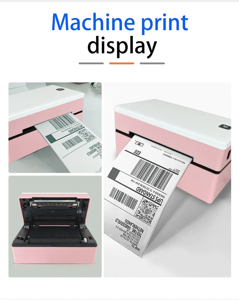 Printiup Label Go - Imprimante Thermique Étiquettes 4x6 Bluetooth – Compacte & Économique – Compatible iPhone, Android, Mac & Windows