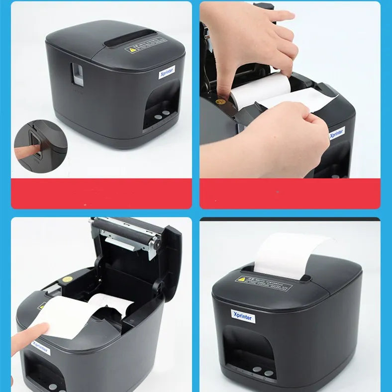 Printiup POS Max - Imprimante Thermique Caisse 80 mm – Auto-Cutter – USB & LAN – Haute Résolution