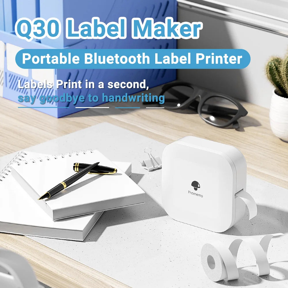 Printiup Label Mini – Étiqueteuse Thermique Portable Bluetooth 15 mm – Maison & Organisation