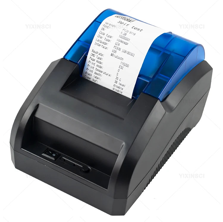 Printiup POS Flex - Imprimante Thermique Caisse 58 mm – Bluetooth & USB – Compatible iOS, Android, Windows & Mac