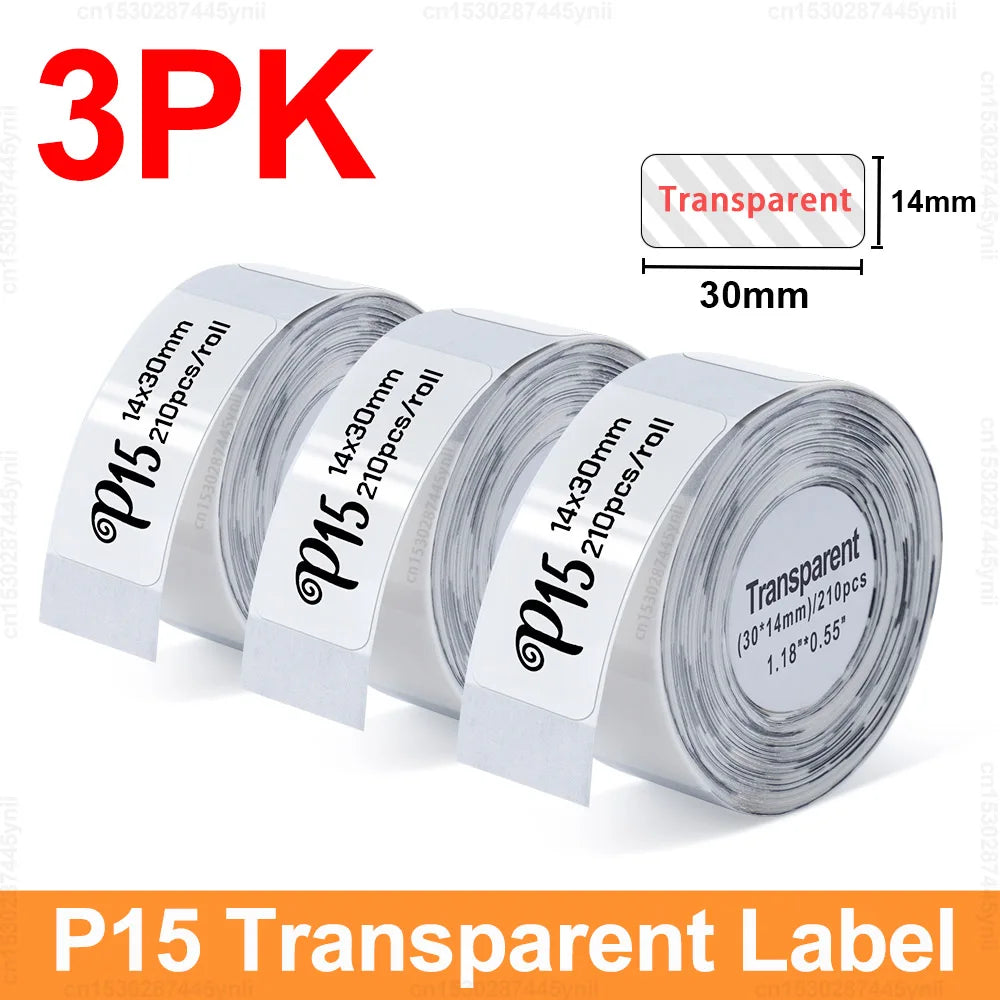 Printiup Label Pocket – Étiqueteuse Thermique Portable Bluetooth 15 mm – Bureau & Étudiants