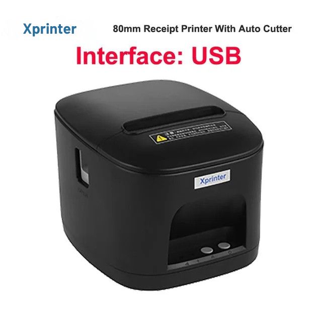 Printiup POS Max - Imprimante Thermique Caisse 80 mm – Auto-Cutter – USB & LAN – Haute Résolution