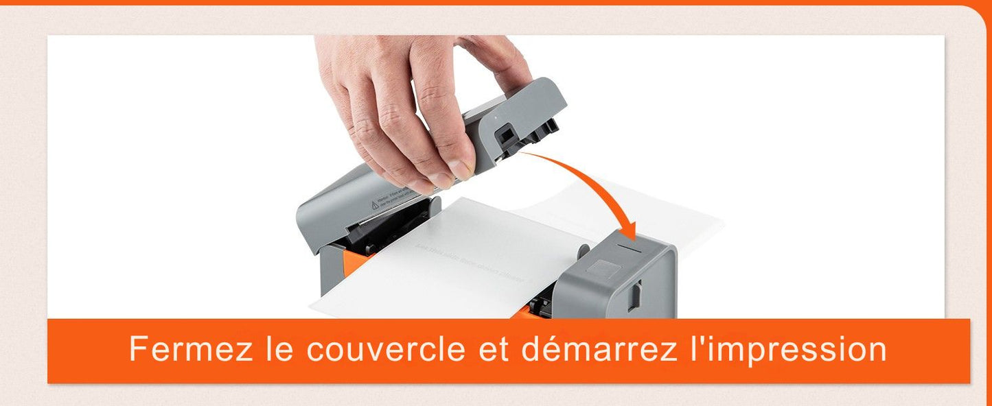 Printiup Label Flex - Imprimante Thermique Étiquettes 4x6 USB – Reconnaissance Automatique – Compatible Windows, Mac & Linux
