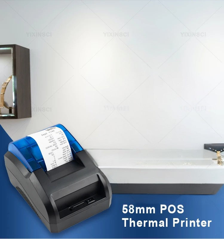 Printiup POS Flex - Imprimante Thermique Caisse 58 mm – Bluetooth & USB – Compatible iOS, Android, Windows & Mac