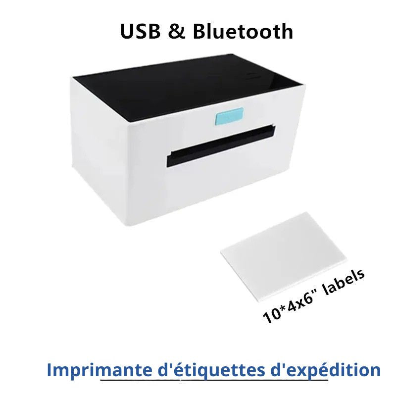 Printiup Label One – imprimante Thermique Étiquettes 4x6 Bluetooth – Compatible Windows, Mac, iOS & Android