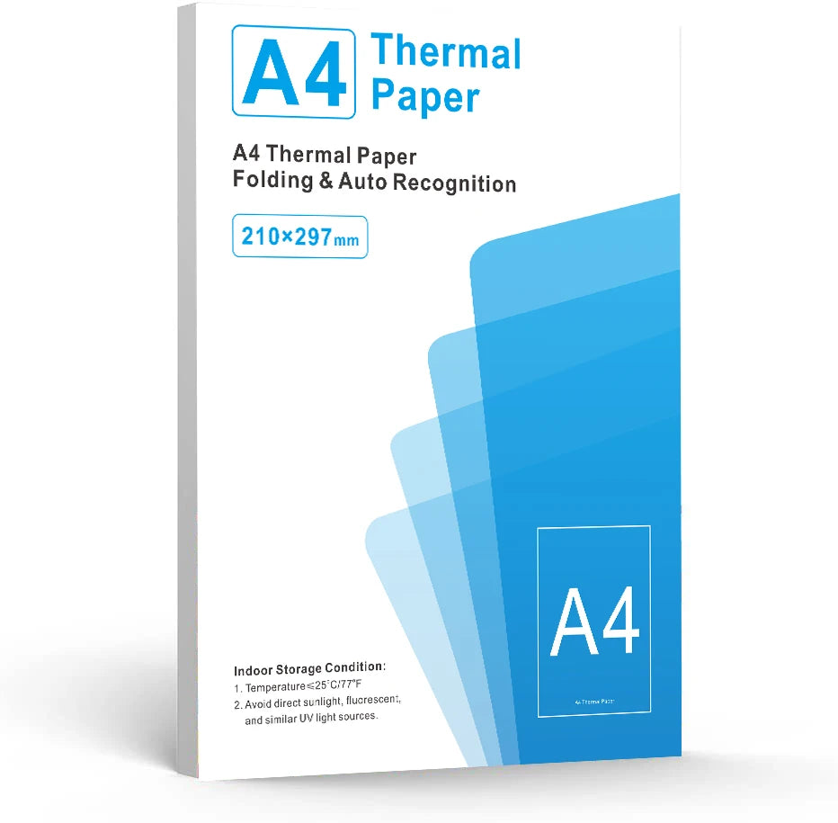Printiup A4 Work – Imprimante Thermique Portable Étudiant – Sans Encre Bluetooth – Impression PDF, Word & Excel (Maison, Bureau, École, Travail)