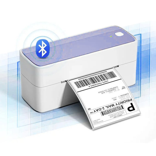 Printiup Label Air - Imprimante Thermique Étiquettes 4x6 Bluetooth Sans Fil – Compatible iPhone, Android, Mac & Windows